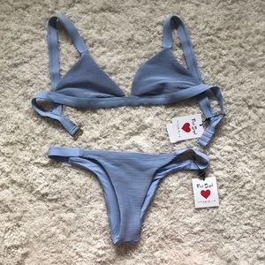 Vitamin A Bikini - Sky Blue NWT